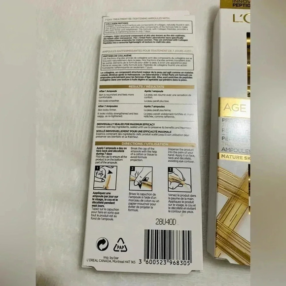 L’Oréal Paris age perfect pro collagen 7 day  ampoules - Picture 3 of 3